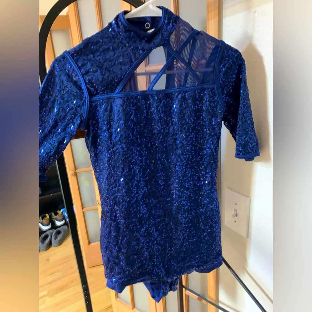 Dance leotard, Brand: Weissman Color: Navy Blue